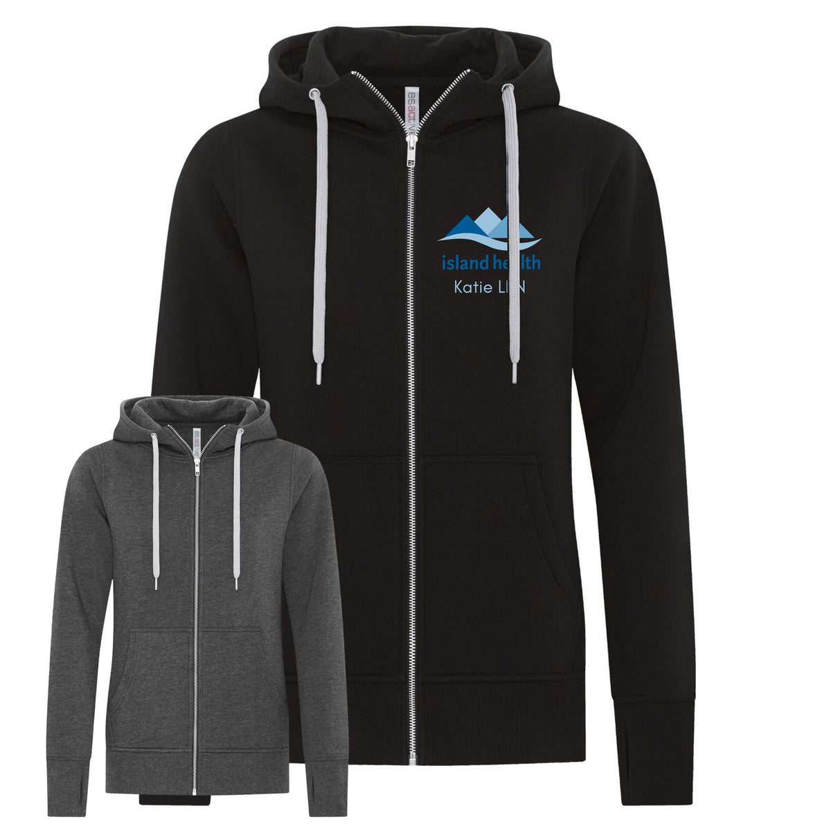 IH Full Zip Ladies Scuba Hoodie